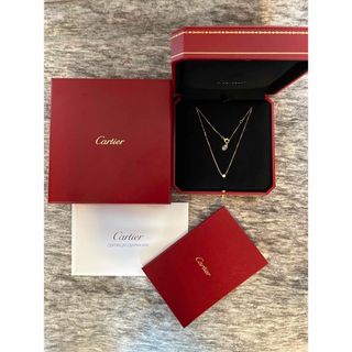 カルティエ(Cartier)の★美品★Cartier カルティエ　ダムール　ネックレス　ピンクゴールド SM(ネックレス)