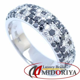 PonteVecchio - Ponte Vecchio ポンテヴェキオ リング 指輪 ブラックダイヤモンド0.65ct ダイヤモンド0.42ct 14号 K18WG ホワイトゴールド/291903【中古】【BJ】