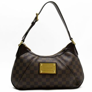 ルイヴィトン(LOUIS VUITTON)のルイ ヴィトン LOUIS VUITTON ショルダーバッグ ダミエ テムズPM ダミエキャンバス ブラウン ゴールド レディース M48180 送料無料【中古】 w0384a(ショルダーバッグ)