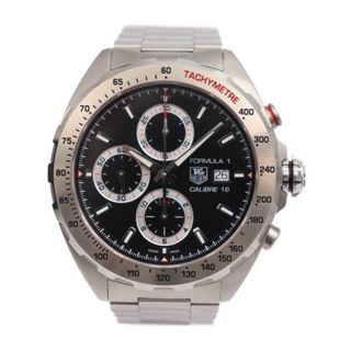 タグホイヤー(TAG Heuer)のTAG HEUER タグホイヤー  フォーミュラ1 キャリバー16 クロノグラフ 腕時計 CAZ2010.BA0876 ステンレススチール   シルバー ブラック文字盤  自動巻き 【本物保証】(腕時計(アナログ))