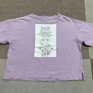 pairmanon - バックプリントTシャツ100＊ライラック