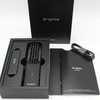 【美品】Brighte ELEKI BRUSH BRT-FS145 ブラック 美顔器 EMS フェイスケア ブライト エレキブラシ 本体(フェイスケア/美顔器)