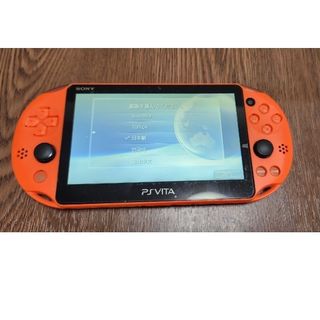 ソニー(SONY)のSONY PlayStation Vita 　オレンジ(携帯用ゲーム機本体)