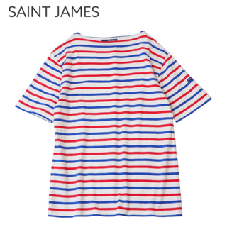 SAINT JAMES - SAINT JAMES ボートネックボーダーTシャツ piriac