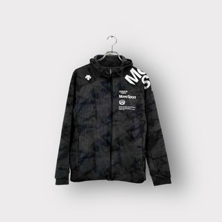 DESCENTE Move Sport デサント ムーブスポーツ 長袖ジャージ ブラック系 サイズ0 メンズ ヴィンテージ 6(ジャージ)