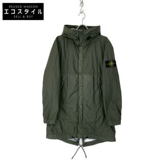 ストーンアイランド(STONE ISLAND)のストーンアイランド 721570323 20SS カーキガーメントダイ ナイロンフーデッドコート S(その他)