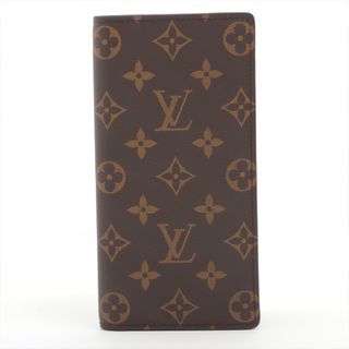 ルイヴィトン(LOUIS VUITTON)のヴィトン ポルトフォイユブラザ   ブラウン レディース 長財布(財布)