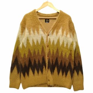 ニードルス(Needles)のNEEDLES ニードルス 品番 LQ274 Mohair Cardigan Zigzag モヘアニット カーディガン ジグザグ サイズ S 正規品 / 34490(カーディガン)