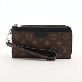 ルイヴィトン(LOUIS VUITTON)のヴィトン ジッピードラゴンヌ   ブラック×ブラウン メンズ 長財布(長財布)