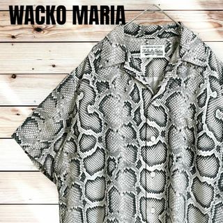 ワコマリア(WACKO MARIA)の美品【超人気モデル】WACKO MARIA アロハシャツ 舐達麻 総柄 パイソン(シャツ)