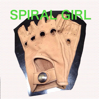 スパイラルガール(SPIRAL GIRL)のSPIRAL GIRL/レザーグローブ(手袋)