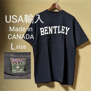 ベントレークラヴァッツ(Bentley Cravats)のUSA輸入 アメリカ古着 BENTLEY ベントレー Tシャツ 半袖 黒 L 夏(Tシャツ/カットソー(半袖/袖なし))