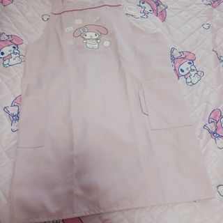 マイメロディ My Melody エプロン レディース 大人用 ピンク