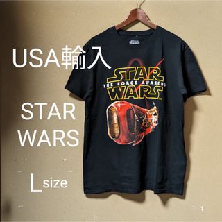 レゴスターウォーズ(レゴ スター・ウォーズ)のUSA輸入 アメリカ古着 スターウォーズ Tシャツ 半袖 黒 夏 L キャラＴ(Tシャツ/カットソー(半袖/袖なし))