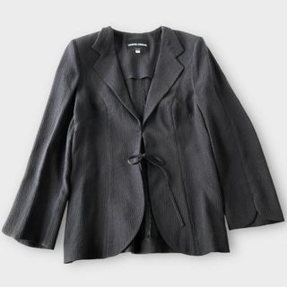 ジョルジオアルマーニ(Giorgio Armani)の美品 ジョルジオアルマーニ　スーツ レディース テーラードジャケット　プリーツ(テーラードジャケット)