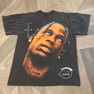 Travis Scott プリントTシャツ/プリントT/USED/古着/シングル(Tシャツ/カットソー(半袖/袖なし))