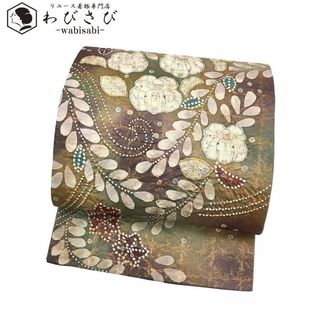 袋帯 作家物 美しい辻が花模様 暈し 金糸 O-3260
