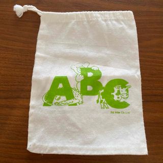 巾着袋　おもちゃ入れ　小物入れ　ABC アルファベット　知育　英語