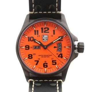 ルミノックス(Luminox)のLUMINOX ATACAMA FIELD 1820 腕時計 黒 オレンジ(腕時計)