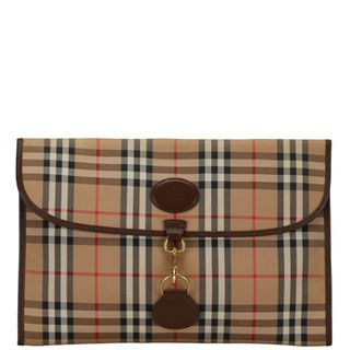 バーバリー(BURBERRY)のバーバリー ノバチェック シャドーホース クラッチバッグ セカンドバッグ キャンバス メンズ BURBERRY 【1-0151788】(セカンドバッグ/クラッチバッグ)