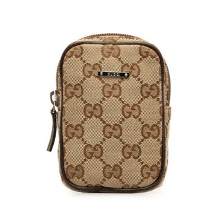 グッチ(Gucci)の美品 グッチ GGキャンバス シガレットケース ポーチ 115249 キャンバス レディース GUCCI 【1-0152083】(ポーチ)