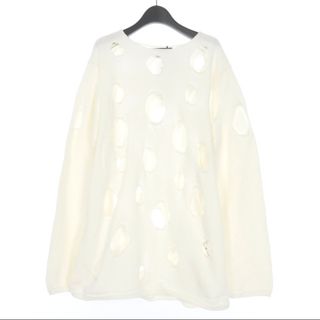 ブラックコムデギャルソン(BLACK COMME des GARCONS)のブラックコムデギャルソン カットアウト ニットプルオーバー XXL(ニット/セーター)