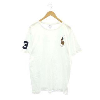 ポロラルフローレン(POLO RALPH LAUREN)のポロ ラルフローレン ポニー刺繍 半袖カットソー プルオーバー XL 白(Tシャツ/カットソー(半袖/袖なし))