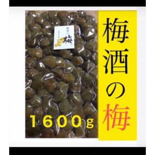 【お徳用】梅酒の梅　１６００ｇ 訳あり　和歌山県産梅使用(フルーツ)