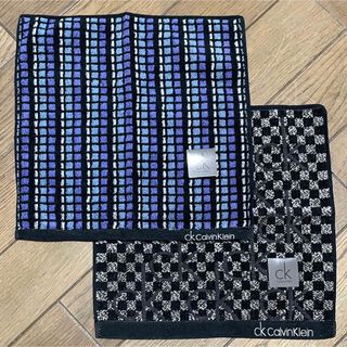 カルバンクライン(Calvin Klein)の【2枚・タグ付き】カルバンクライン☆ハンドタオル(タオル/バス用品)