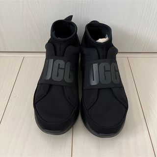 アグオーストラリア(UGG AUSTRALIA)の美品！UGG アグ ニュートラ ロゴスニーカー スリッポン 厚底(スニーカー)