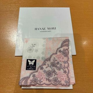 ハナエモリ(HANAE MORI)のハナエモリ　ハンカチレースピンク(ハンカチ)