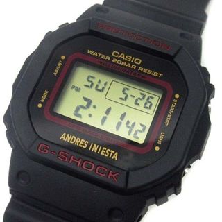 ジーショック(G-SHOCK)のGショック アンドレス イニエスタ シグネチャーモデル DW-5600AI-1(腕時計(デジタル))