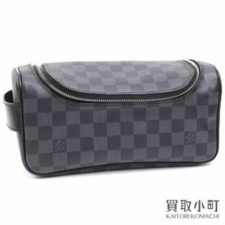 ルイヴィトン(LOUIS VUITTON)の【美品】ルイヴィトン 【LOUIS VUITTON】 N47625 トワレポーチ ダミエグラフィット メンズ セカンドバッグ トラベルポーチ クラッチバッグ LV TOILETRY POUCH DAMIER GRAPHITE【Aランク】【中古】(ポーチ)