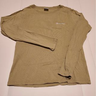 Champion - Champion チャンピオン 長袖 Tシャツ カーキ Lサイズ