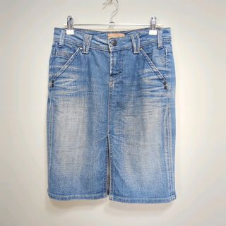 ★USA製 YANUK USED加工 ストレッチ デニムスカート