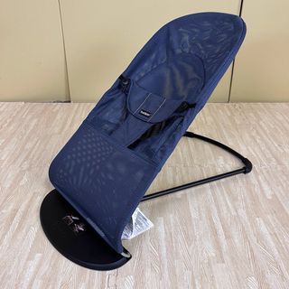 BABYBJORN - クリーニング済☆美品☆　ベビービョルン　バランスソフトエアー　メッシュ　ネイビー