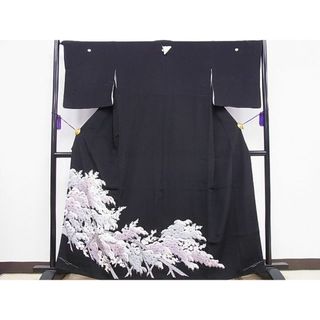 平和屋1■豪華黒留袖　松竹梅　逸品　未使用　CAAB1856ev(着物)