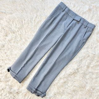 ユナイテッドアローズ(UNITED ARROWS)のユナイテッドアローズ　クロップドパンツ　レディース　グレー　38(クロップドパンツ)