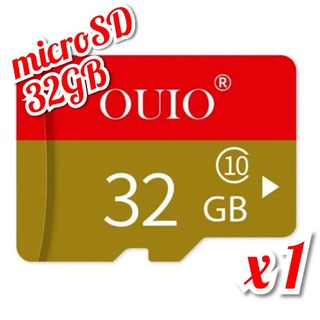 マイクロSD カード 32GB 1枚 microSD カード OUIO32(その他)