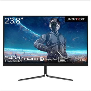 JAPANNEXT - JN-238GT240FHDR　240Hz　ゲーミングモニター 23.8インチ