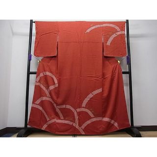 平和屋1■訪問着　刺繍　絞り　万寿菊　青海波　金彩　逸品　未使用　CAAB5462ua(着物)