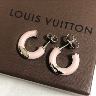 LOUIS VUITTON - 【訳あり/良品】LOUIS VUITTON  両耳ピアス  クレオール ミスLV