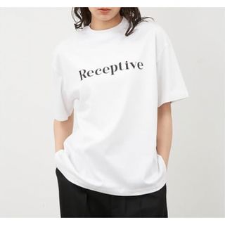 ミラオーウェン(Mila Owen)のミラオーウェン☆ロールアップ1段ロゴTシャツ(Tシャツ(半袖/袖なし))