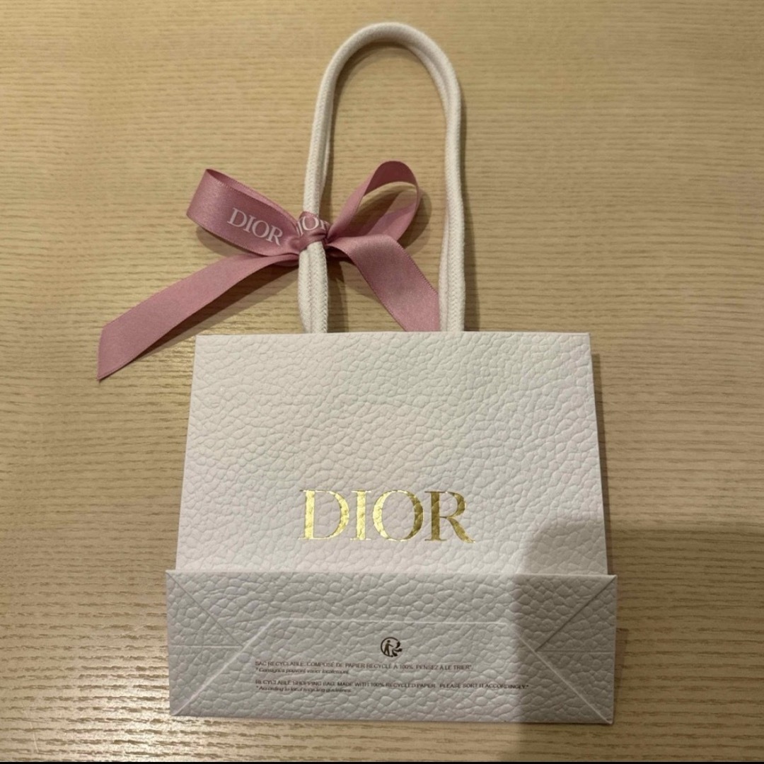 Christian Dior - ラスト1 美品DIOR ショップ袋 ピンクリボン Christian Dior - ラスト1 美品DIOR ショップ袋 ピンクリボン