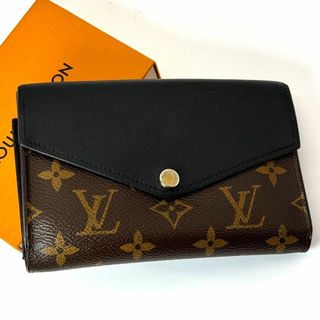 ルイヴィトン(LOUIS VUITTON)の美品 ルイヴィトン ポルトフォイユ パラス コンパクト モノグラム 折り財布 黒(財布)