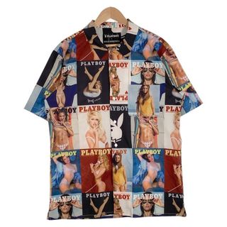 プレイボーイ(PLAYBOY)のPLAYBOY プレイボーイ GALLIS ADDICTION ガリスアディクション プリント オープンカラーシャツ マルチ Size XXL(シャツ)