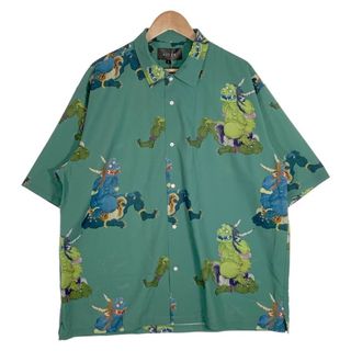 AIVER アイバー 鬼S/S SHIRT ショートスリーブシャツ グリーン Size L(シャツ)