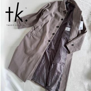 TAKEO KIKUCHI - 定価24,200‼️完売商品 ビッグシルエット ステンカラーコート タケオキクチ