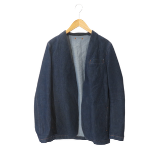 ソフネット(SOPHNET.)のSOPHNET. 23ss NO COLLAR JACKET INDIGO(Gジャン/デニムジャケット)