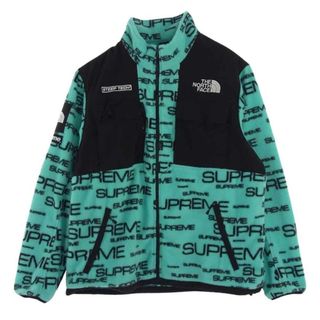 シュプリーム(Supreme)のSupreme シュプリーム ジャケット 21AW NA52101I × THE NORTH FACE ノースフェイス Steep Tech Fleece Jacket スティープ テックフリース ジャケット 総柄 総ロゴ ライトブルー系 XL【中古】(その他)